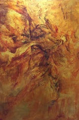 L’ange d’or -
Acrylique sur toile tendue - 24” x 36" - 61 x 91 cm L’ange d’or -
Acrylique sur toile tendue - 24” x 36" - 61 x 91 cm