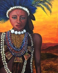 African Queen -
Acrylique sur toile tendue - 16” x 20" - 41 x 51 cm African Queen -
Acrylique sur toile tendue - 16” x 20" - 41 x 51 cm