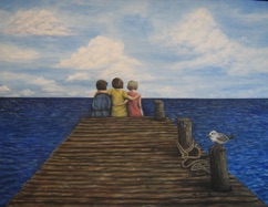 Les trois soeurs -
Acrylique sur isorel - 40” x 30" - 101 x 76 cm Les trois soeurs -
Acrylique sur isorel - 40” x 30" - 101 x 76 cm