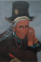 Vieille dame indienne -
Acrylique sur toile tendue - 24” X 36" - 61 x 91 cm Vieille dame indienne -
Acrylique sur toile tendue - 24” X 36" - 61 x 91 cm